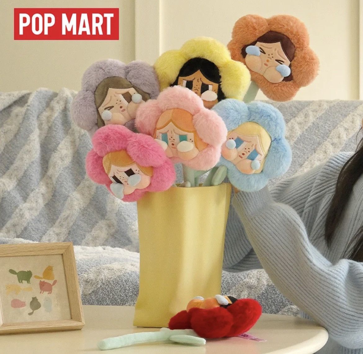 POP MART Pop Mart Crybaby Sad Club Series - Plush Flower Blind Box Size ONE SIZE - 3 Thumbnail