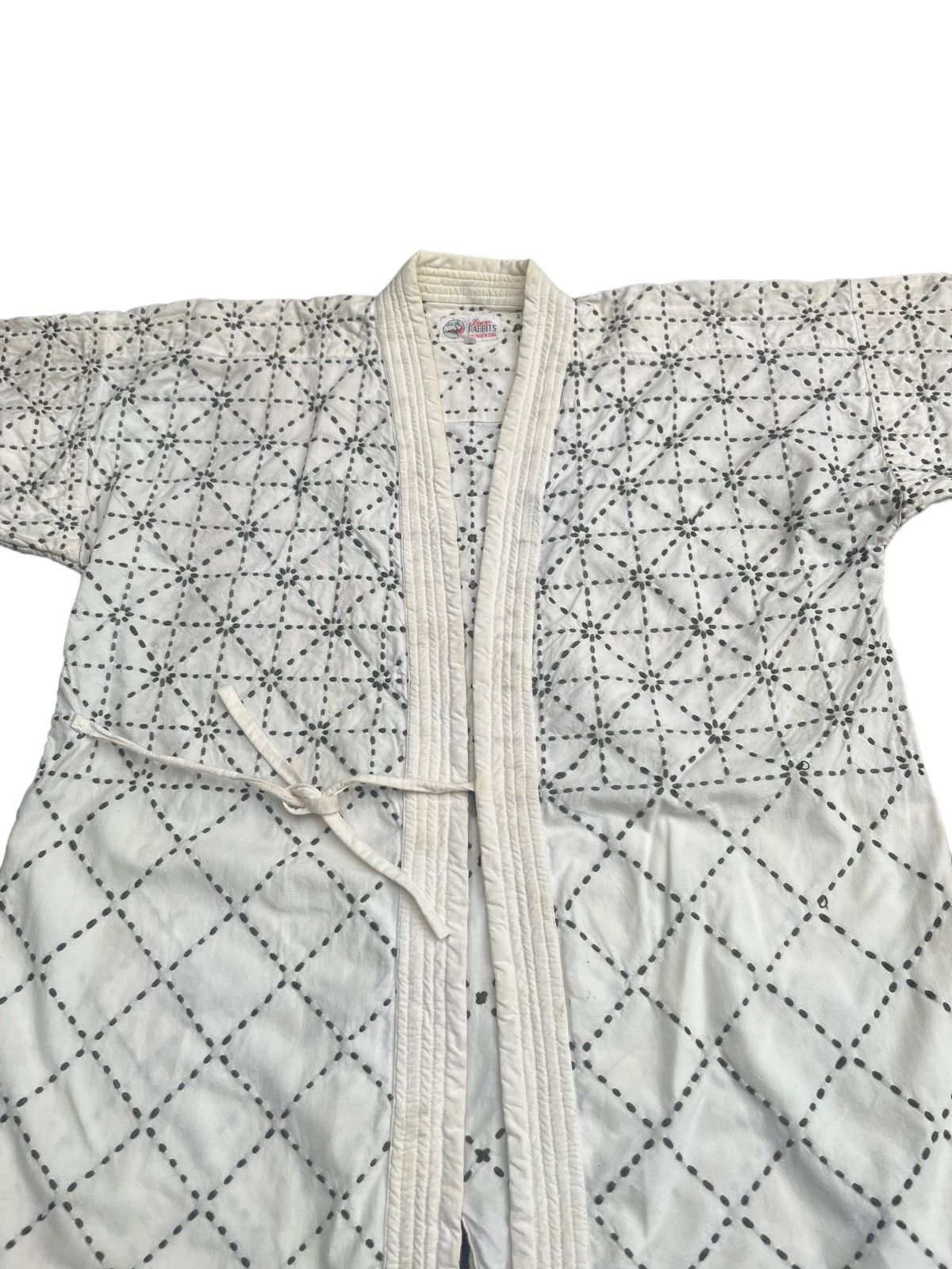 Japanese Brand Vintage Two Rabbits Sashiko Kimono Size US M / EU 48-50 / 2 - 3 Thumbnail