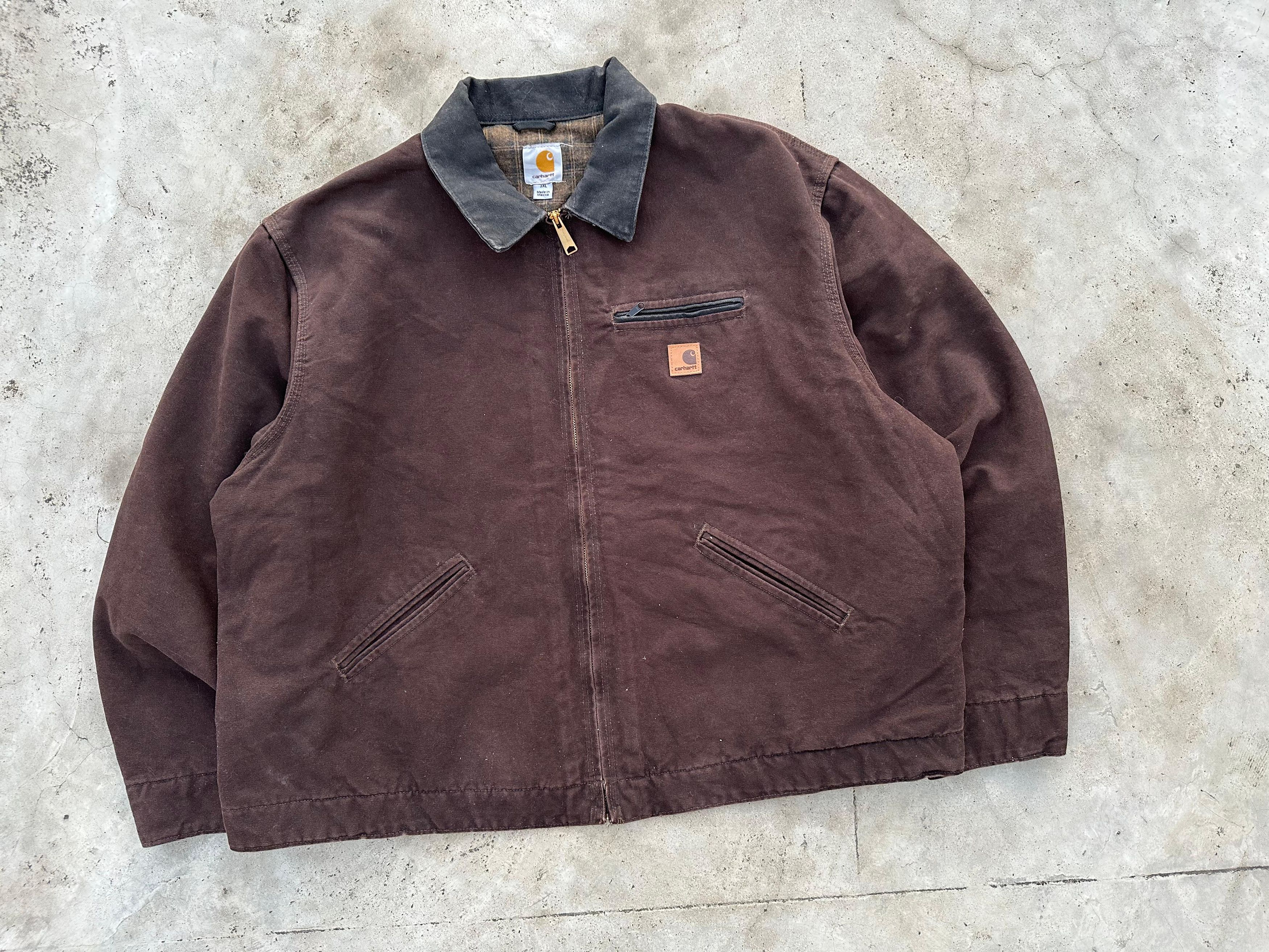 Carhartt Vintage Carhartt Detroit jacket J97 DKB Size US XXL / EU 58 / 5 - 2 Thumbnail