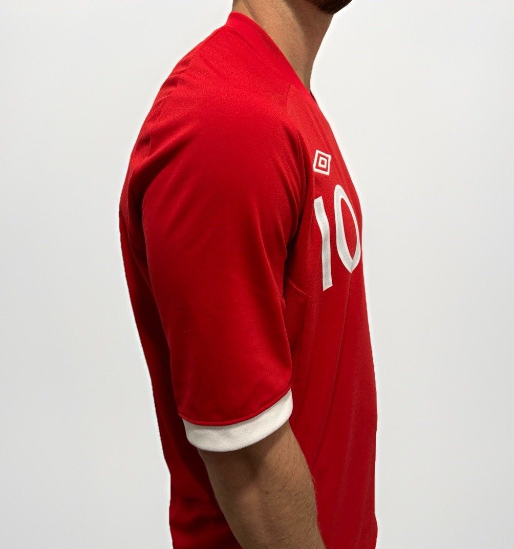 Umbro National England 2010/2012 Away Jersey Soccer Rooney Size US L / EU 52-54 / 3 - 3 Thumbnail
