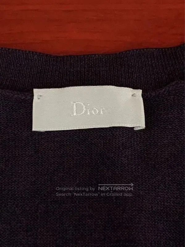 Other Dior Navy Blue Cotton Knit Pullover for Men . Size US M / EU 48-50 / 2 - 4 Thumbnail