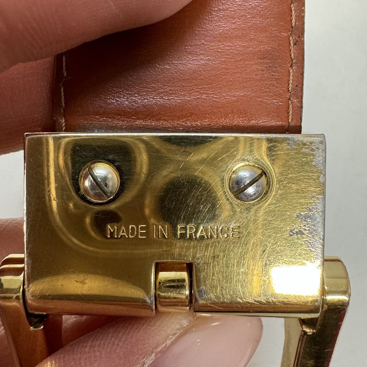 Louis Vuitton LOUIS VUITTON belt Epi santule leather/metal Size ONE SIZE - 10 Thumbnail