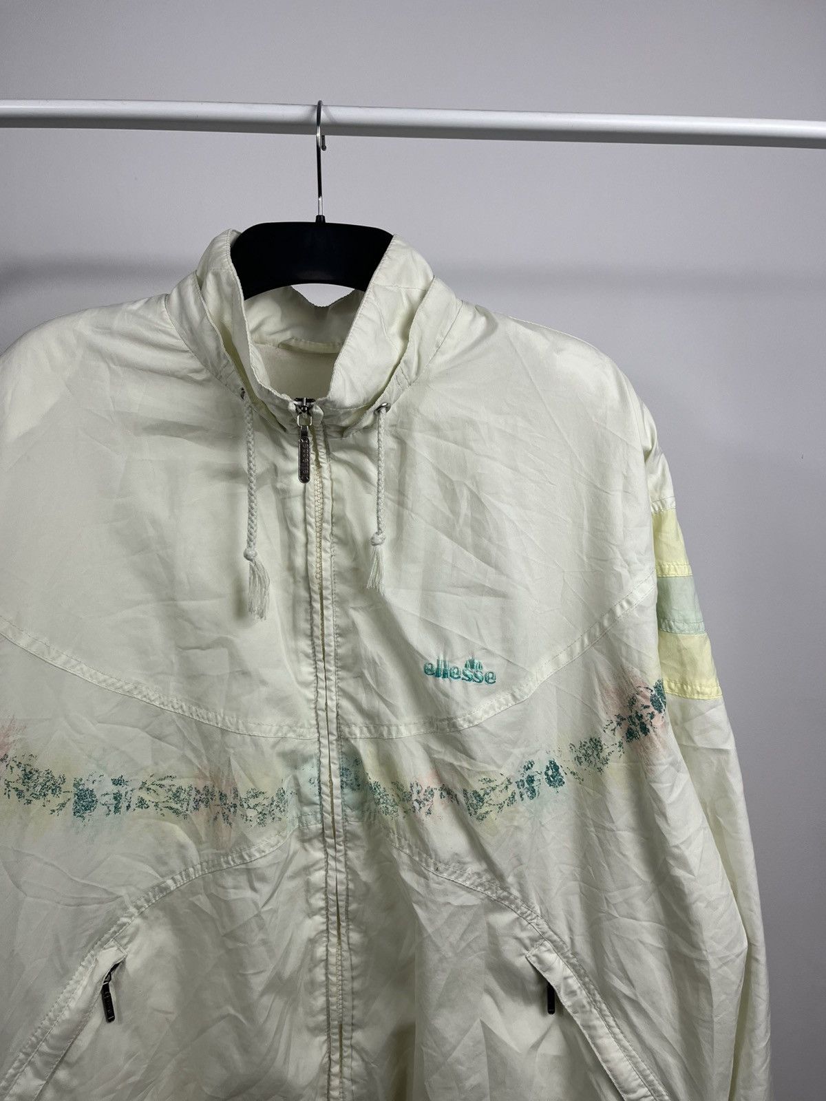 Vintage Ellesse Pastel Windbreaker Jacket 90s Style