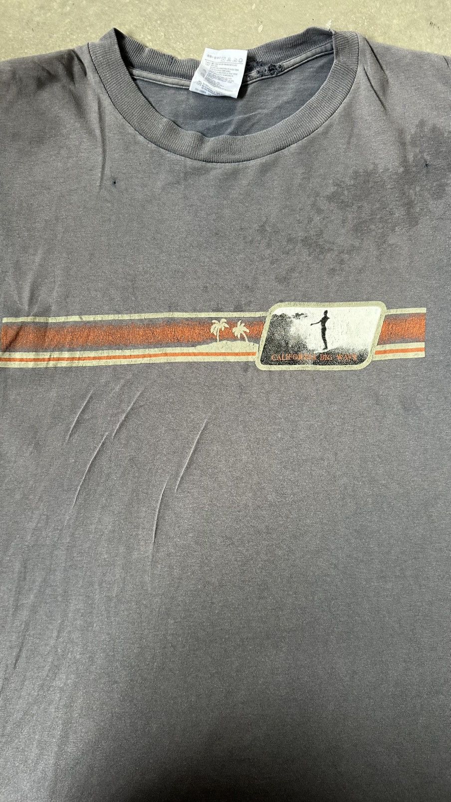Vintage VINTAGE HAWAII SURF DISTRESSED TEE Size US M / EU 48-50 / 2 - 2 Thumbnail