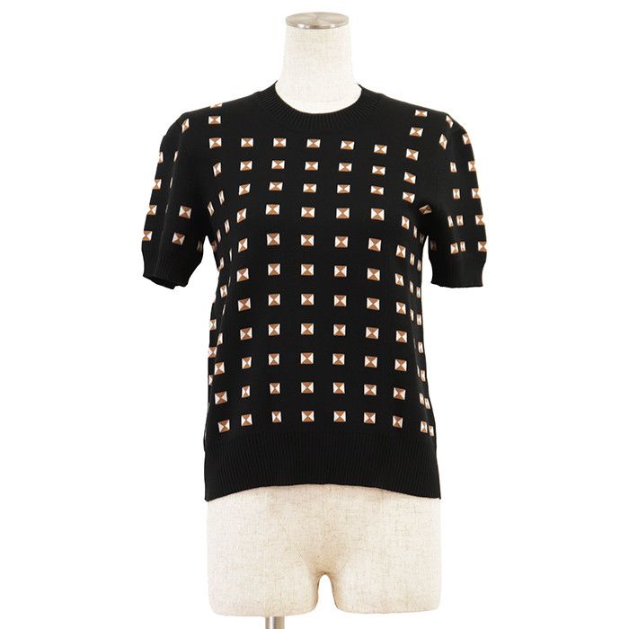 Hermes Hermes Hermes Silk Blend Knit Top Textile Tops DUTY FREE for USA Size ONE SIZE - 1 Thumbnail