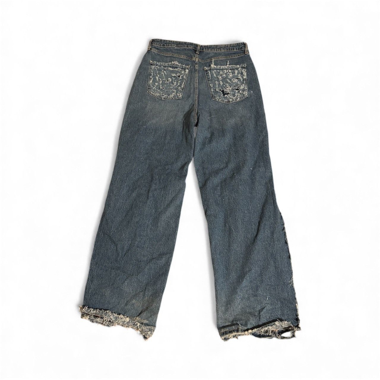Other Jun Takahashi Undercover Type Hand Distressed Denim Jeans Size US 32 / EU 48 - 2 Thumbnail