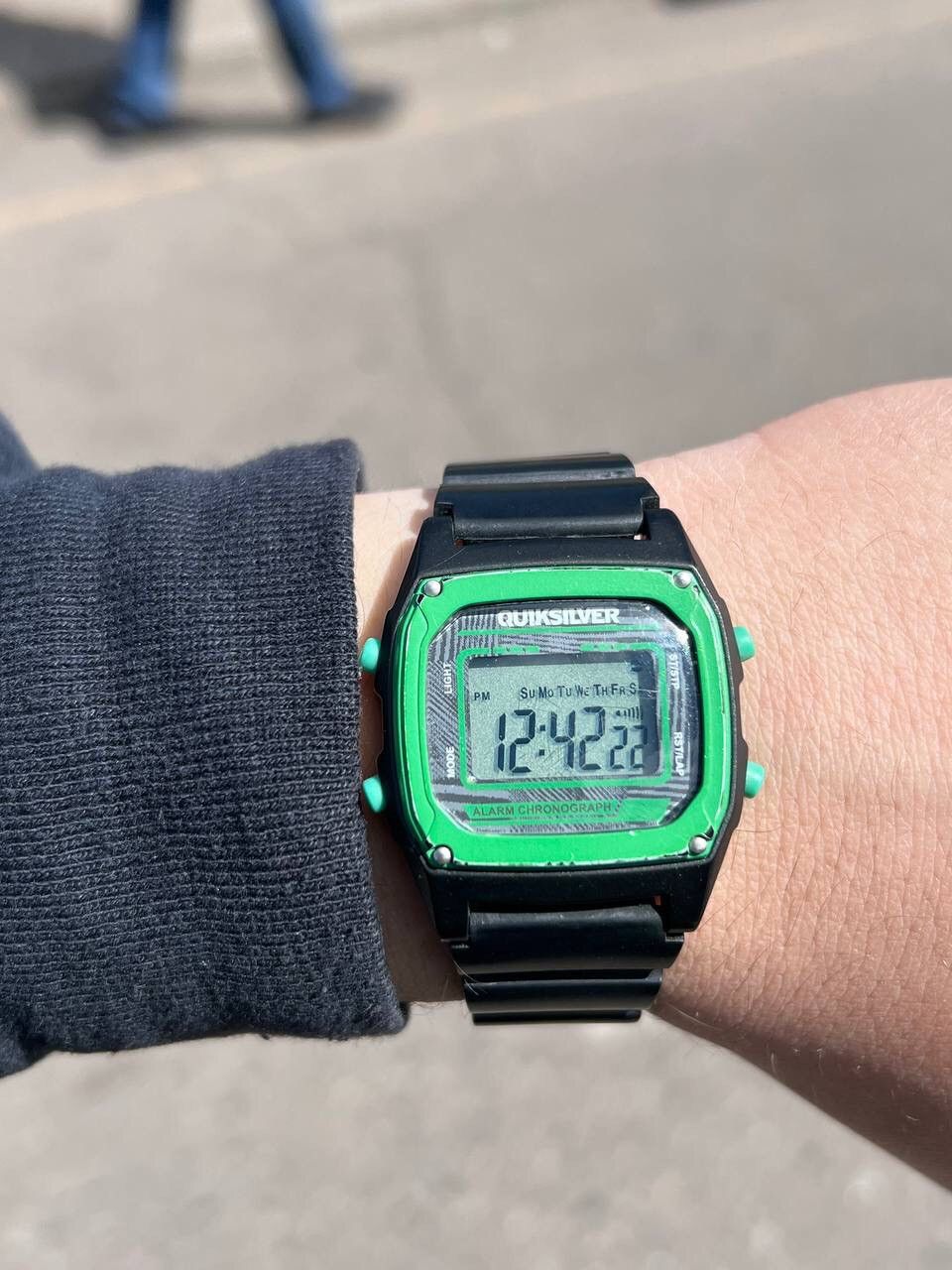 Quiksilver × Vintage Vintage 00s Quiksilver Digital Alarm Chronograph Watch Size ONE SIZE - 9 Thumbnail