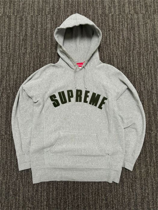 Supreme Supreme Chenille Arc Logo Hooded Sweatshirt | Grailed