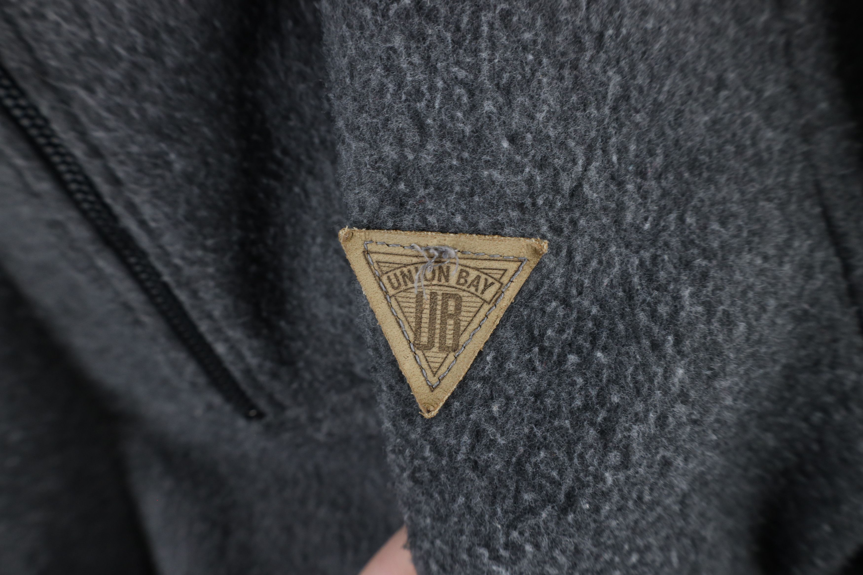 UNIONBAY × Vintage Vintage 90s Union Bay Half Zip Fleece Pullover Sweater Gray Size US M / EU 48-50 / 2 - 4 Thumbnail