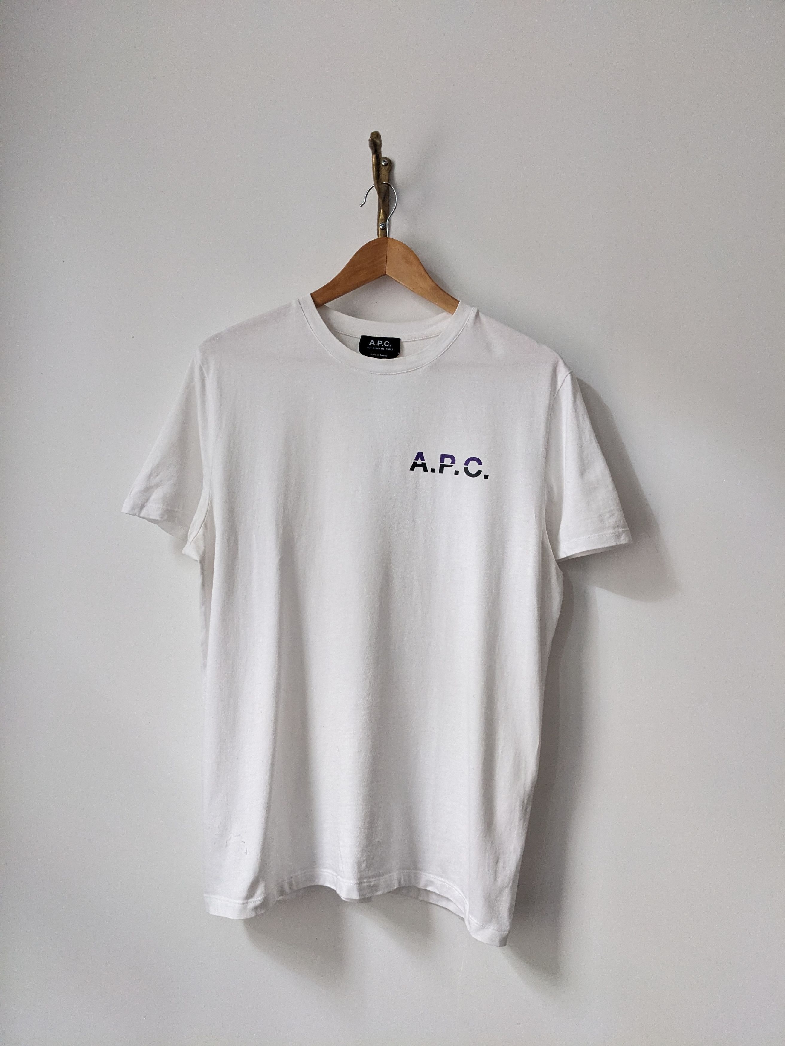 A.P.C. A.P.C T-shirt APC White M Size US M / EU 48-50 / 2 - 1 Thumbnail