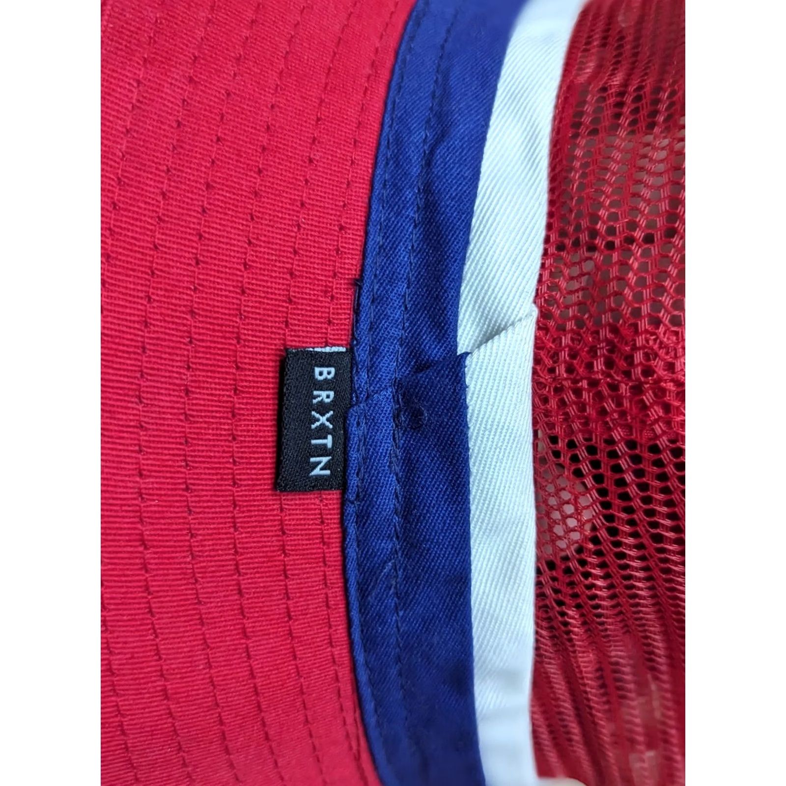 Brixton Brixton Bucket Hat Size S Red Striped Breathable Casual Unisex Adults Hat Size ONE SIZE - 2 Thumbnail