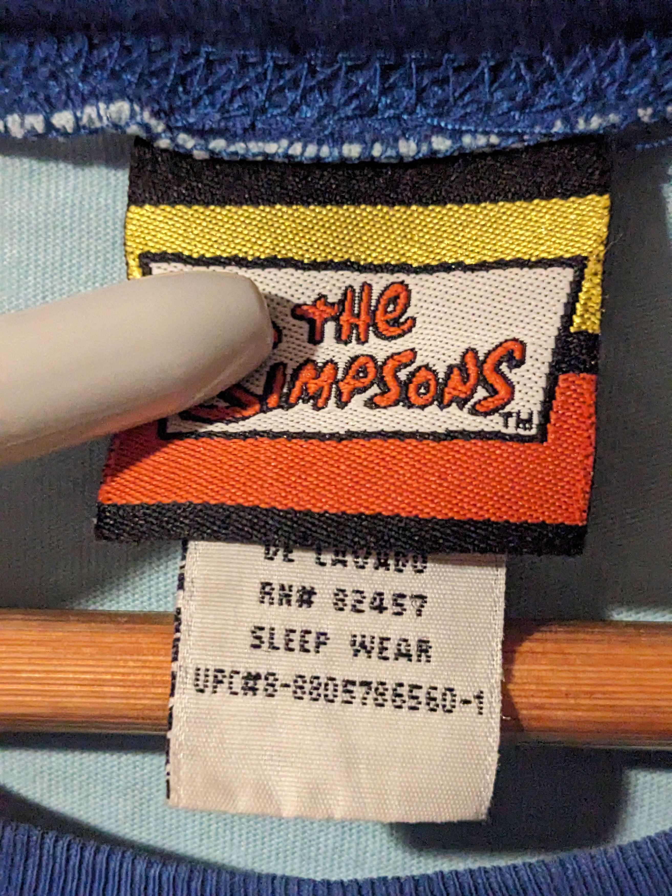 Cartoon Network Vintage 2008 The Simpsons Homer Blue Large T-Shirt Size US L / EU 52-54 / 3 - 3 Thumbnail