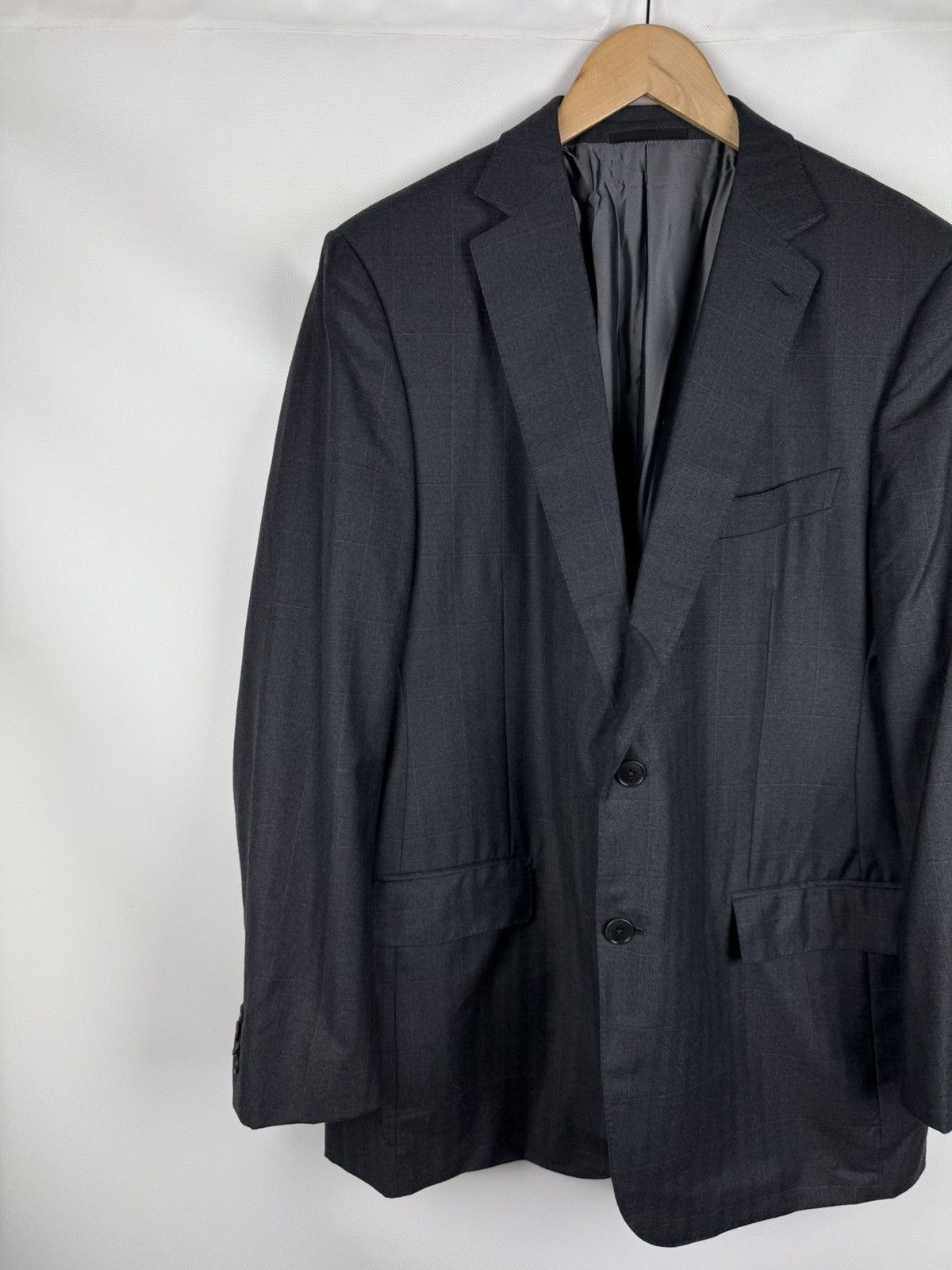 Ermenegildo Zegna Ermenegildo Zegna Mila Checked Wool Blazer Jacket Sportcoat Size 46R - 2 Thumbnail