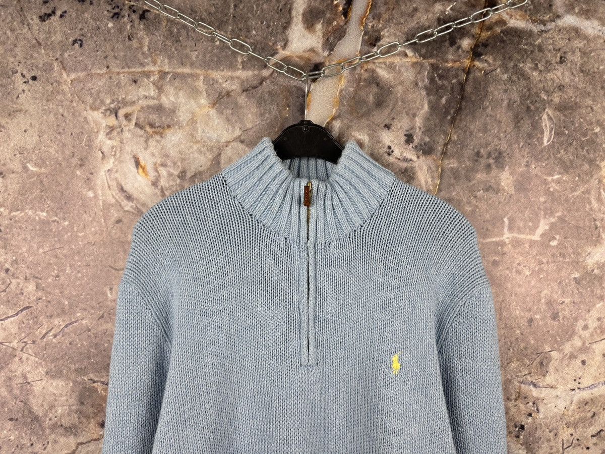 Polo Ralph Lauren Mens Polo Ralph Lauren Vintage Sweater Pullover 1/4 Zip Size US XXL / EU 58 / 5 - 2 Thumbnail
