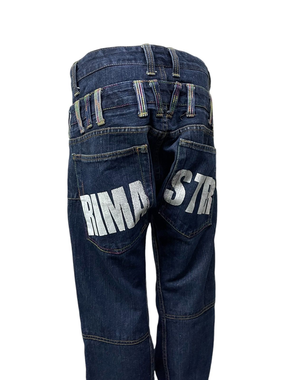 Japanese Brand Rimaster Japan Double Waist Loose Jeans Size US 32 / EU 48 - 6 Thumbnail