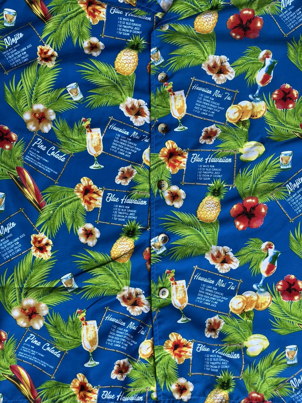 Other cocktail recipe hawaiian button up short Size US XL / EU 56 / 4 - 2 Thumbnail