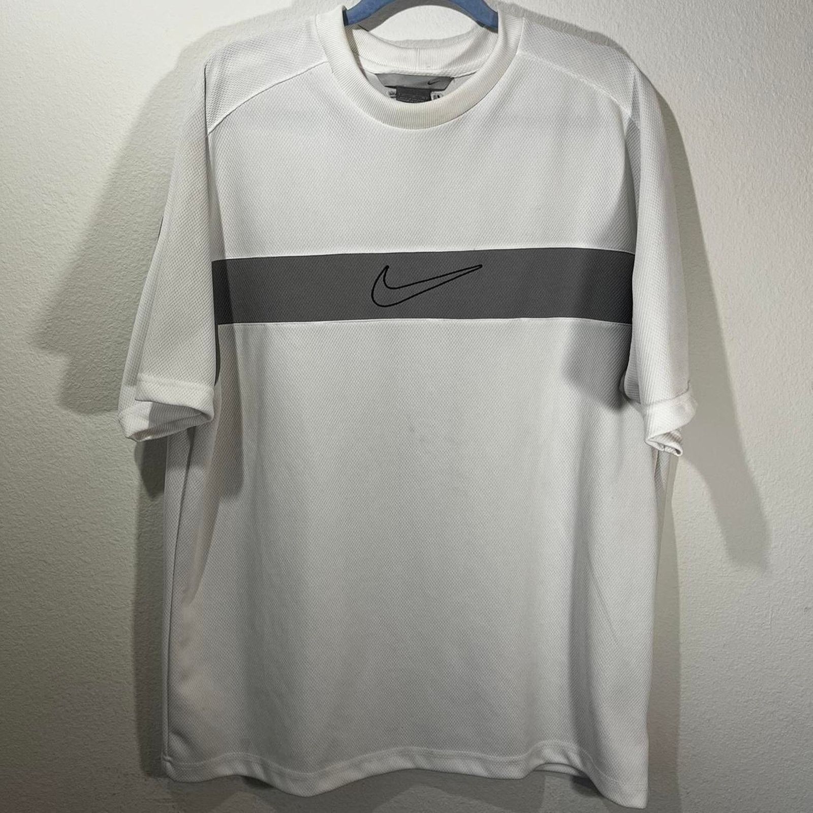 Nike Vintage Y2K Nike White Oversized Athletic Heavy T-shirt Size US XL / EU 56 / 4 - 1 Thumbnail