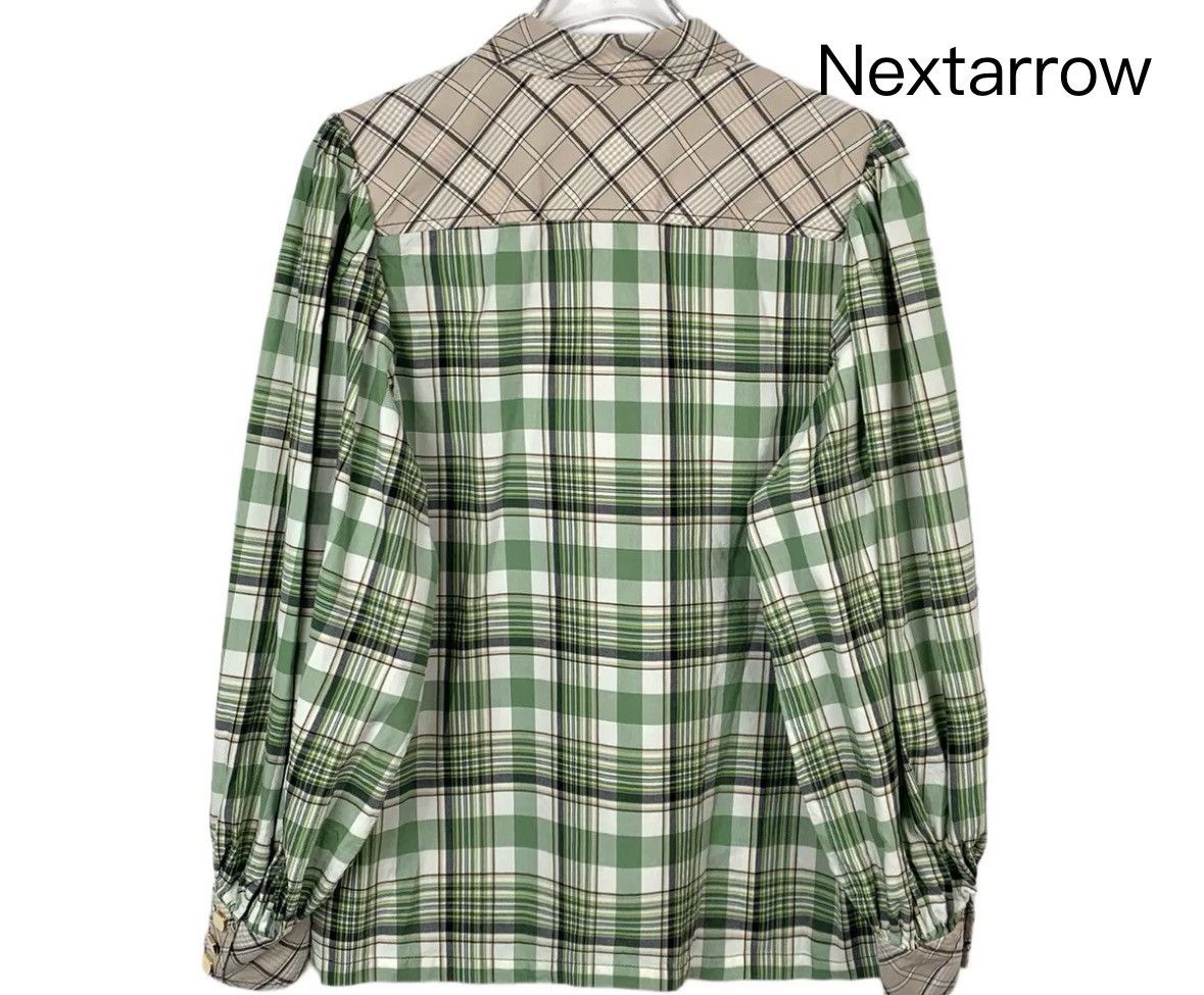 Louis Vuitton Louis Vuitton LV green checkered cotton long sleeved shirt Size US M / EU 48-50 / 2 - 2 Thumbnail