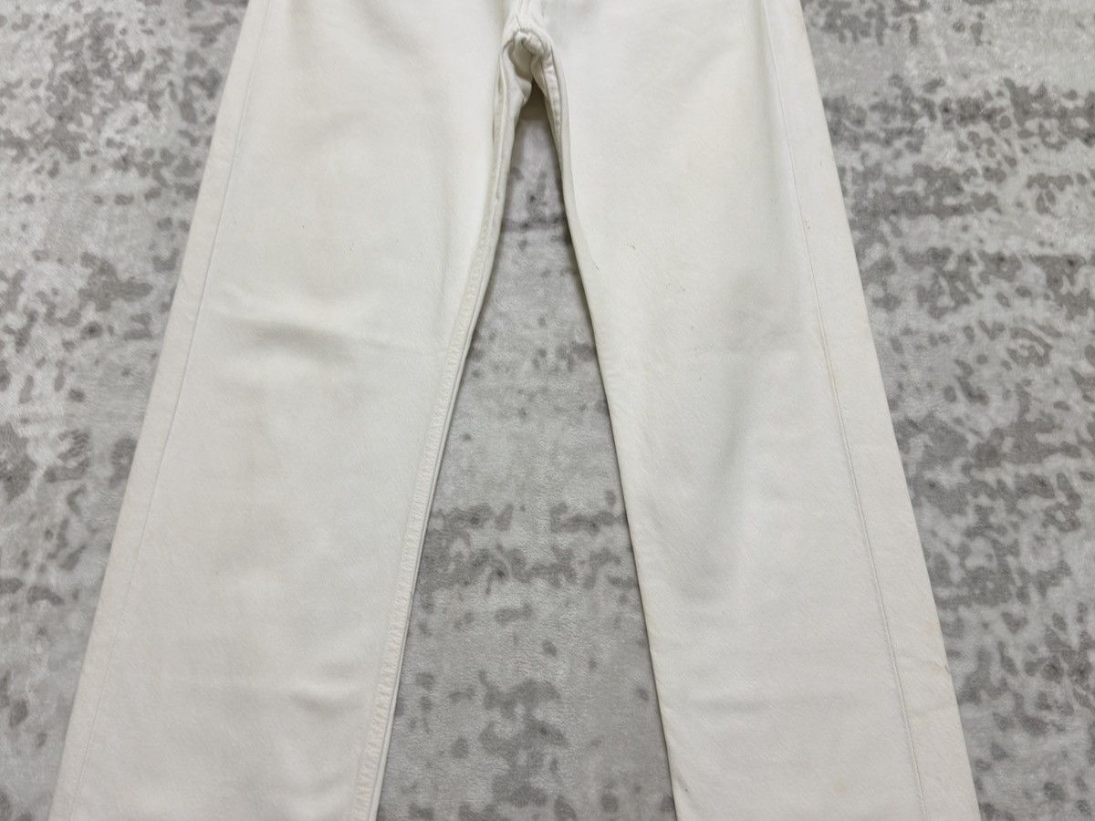 Levi's Vintage 80s LEVI'S 501 White Single R Denim Jeans Size US 30 / EU 46 - 6 Thumbnail