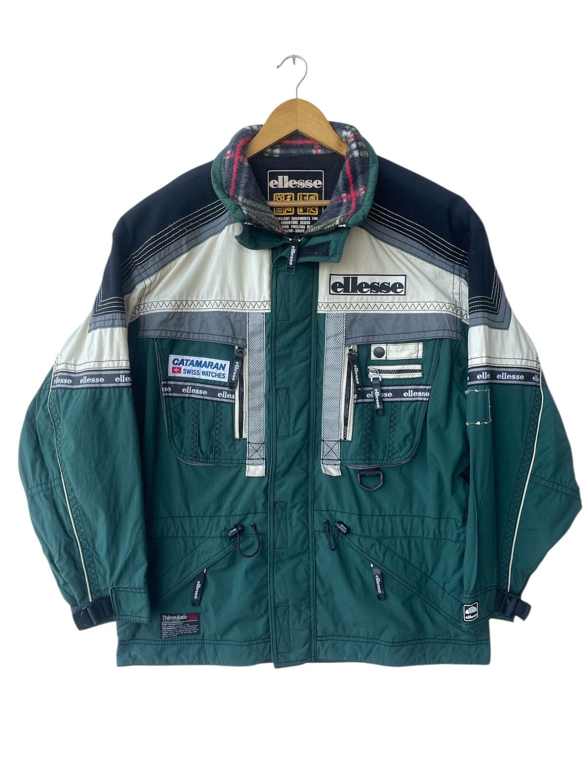 Ellesse RARE Vintage Ellesse Catamaran Swiss Watches Ski Jacket Size US L / EU 52-54 / 3 - 1 Thumbnail
