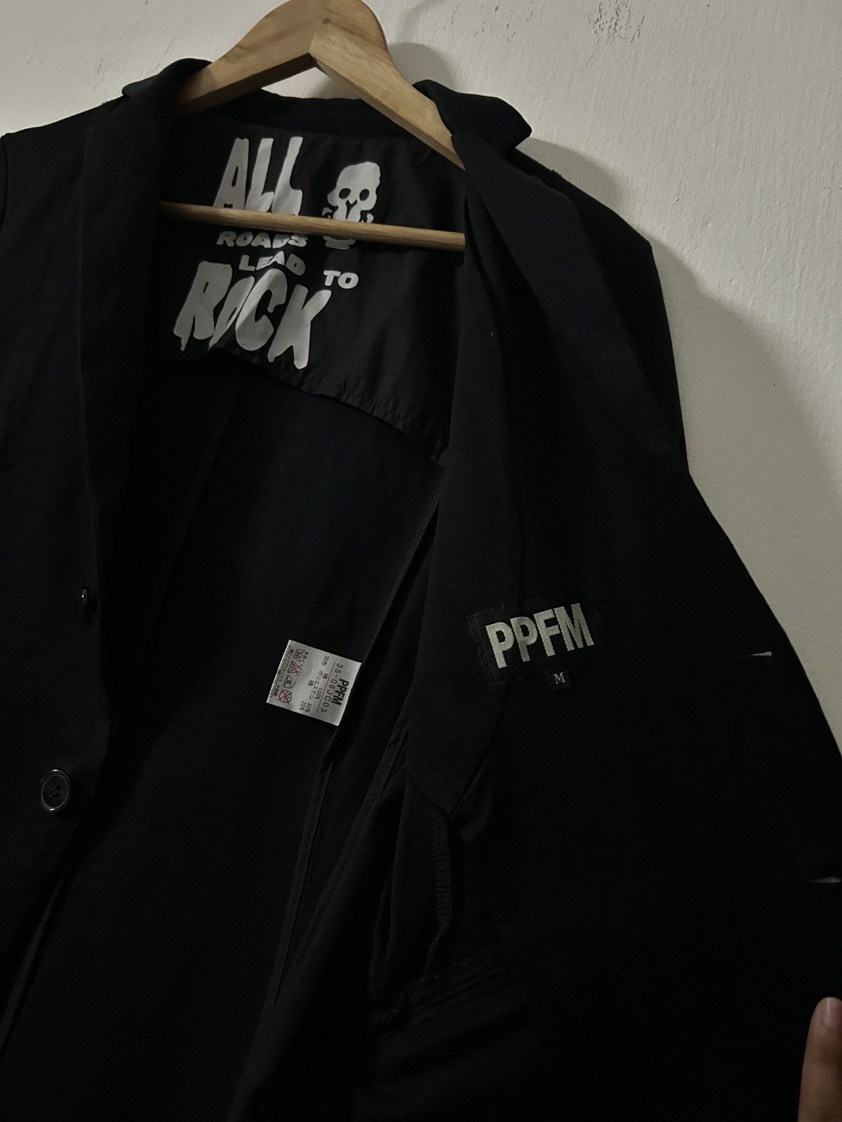 Japanese Brand × PPFM PPFM All Roads Lead To Rock Coat Jacket Punk Style Size US S / EU 44-46 / 1 - 6 Thumbnail