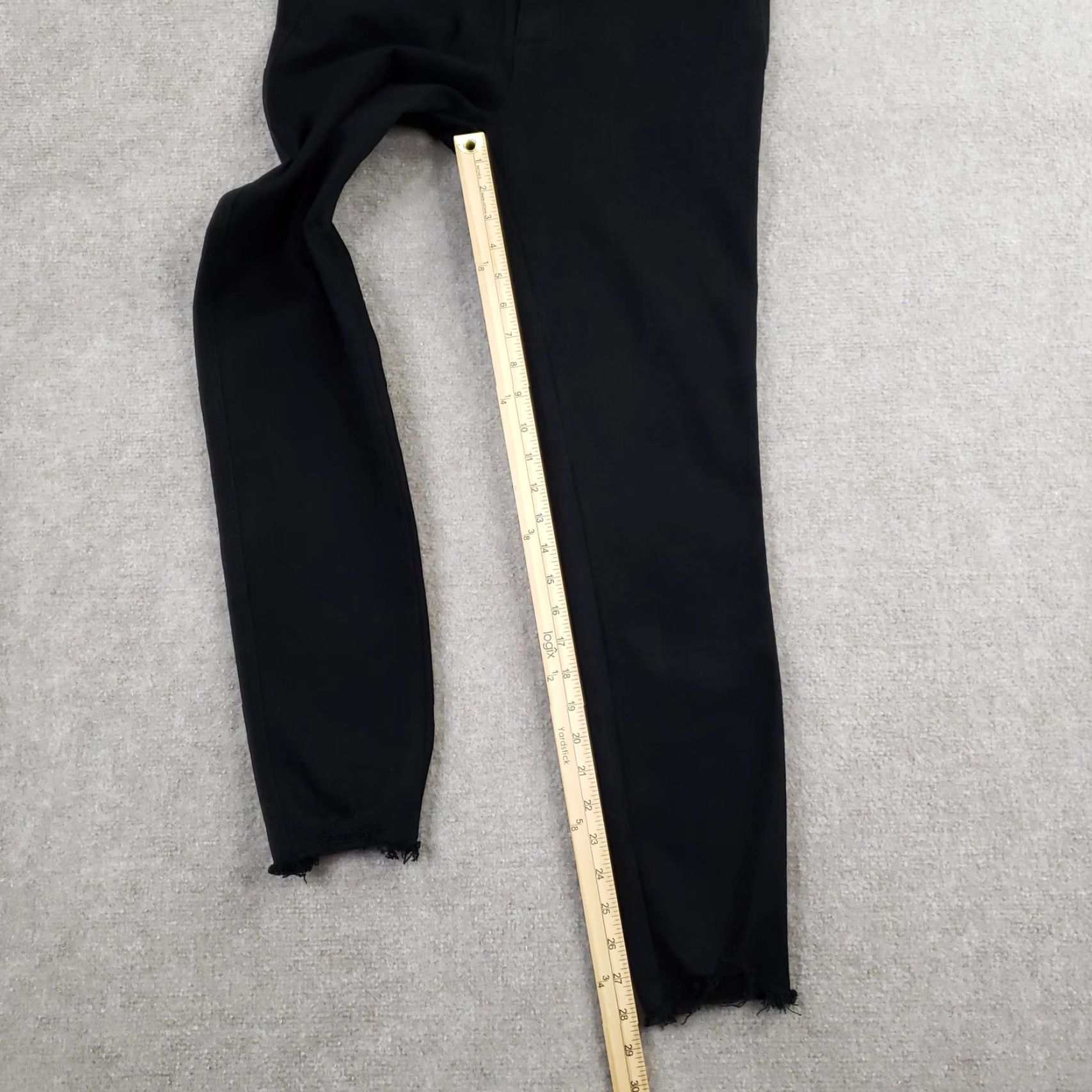 Vintage Judy Blue Jeans Womens 11/30 Black High Rise Skinny Tummy Control Stretch Size 32" / US 10 / IT 46 - 2 Thumbnail