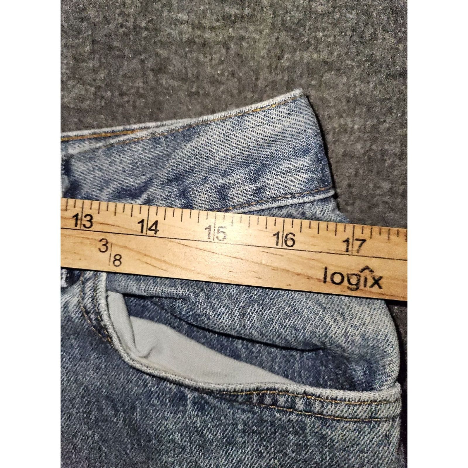 Levi's VINTAGE Levi's 550 Relaxed Fit Tapered Jeans Women's 16 Regular Long 90s Grunge Size 38" / US 16 / IT 52 - 3 Thumbnail