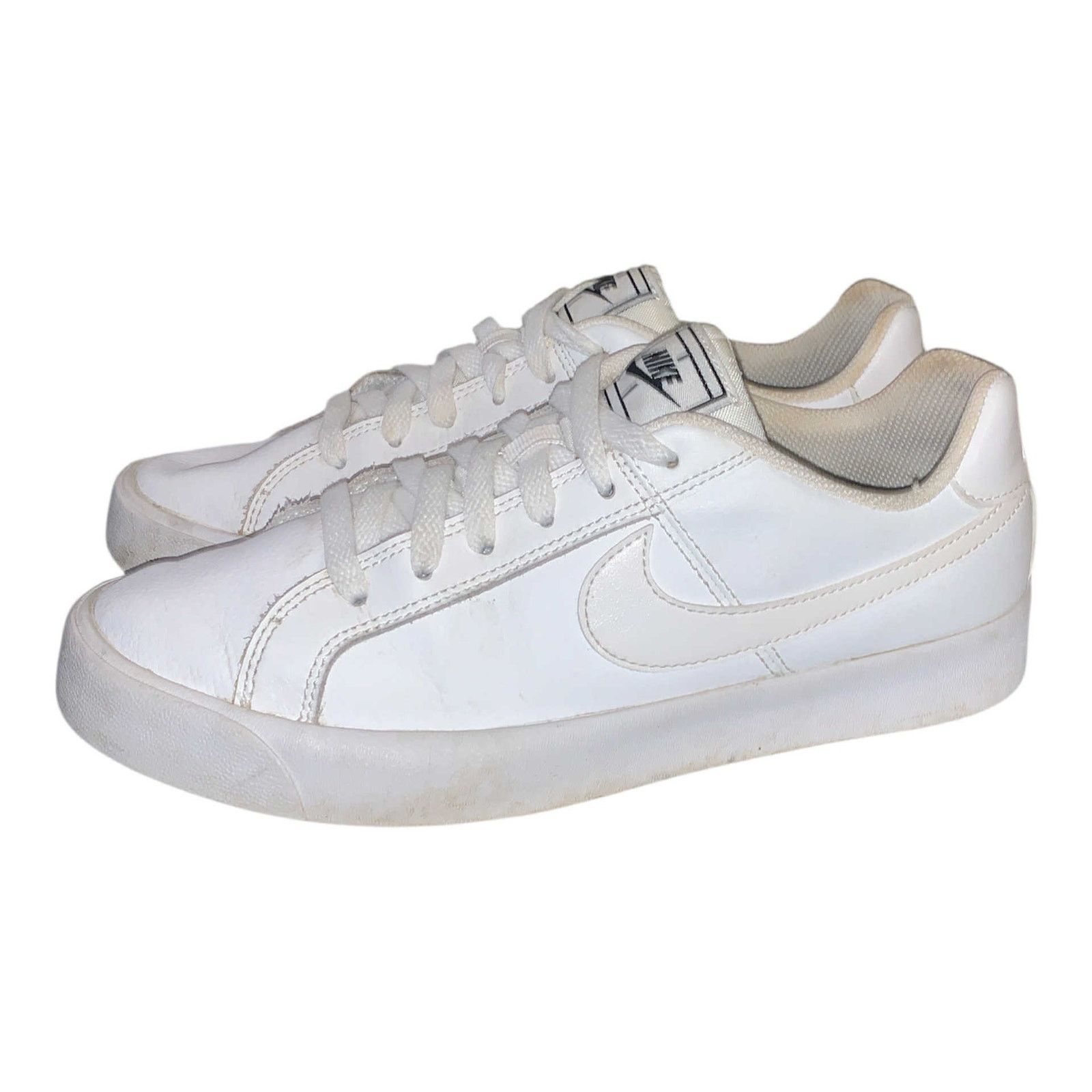 Nike Nike Court Royale AC White Leather Low-Top Sneaker Women's 8 Size US 8 / IT 38 - 5 Thumbnail
