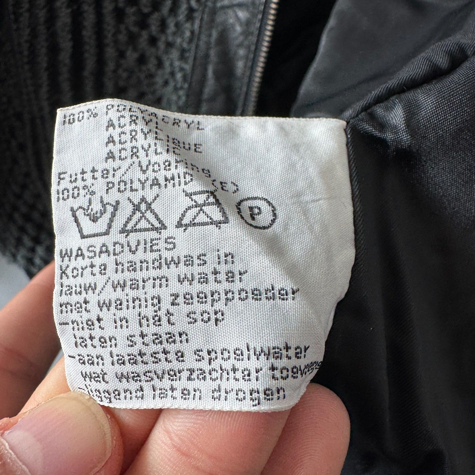 Vintage Vintage Archive Bomber Jacket Knitted Y2K Avant Garde Size US XL / EU 56 / 4 - 9 Thumbnail