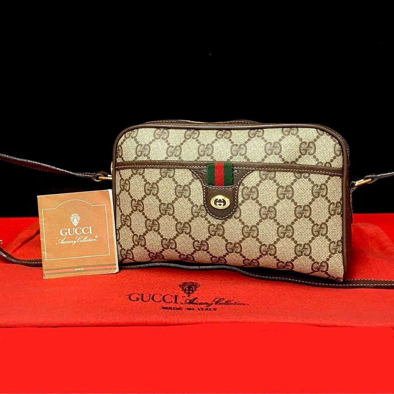 Gucci Gucci Shoulder Bag Brown Leather Size ONE SIZE - 1 Thumbnail