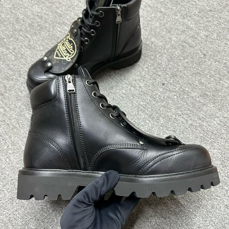 Louis Vuitton Nigo x Louis Vuitton Black Outdoor Boots -2508 Size US 8 / EU 41 - 7 Thumbnail