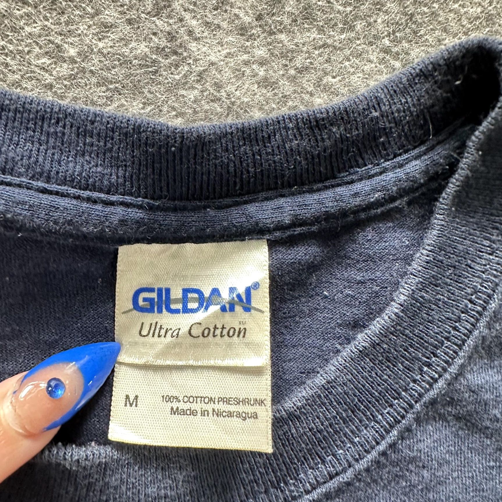Gildan Gildan Shirt Mens Medium Blue Toronto Canada Flag Graphic Tee Souvenir Travel Size US M / EU 48-50 / 2 - 5 Thumbnail