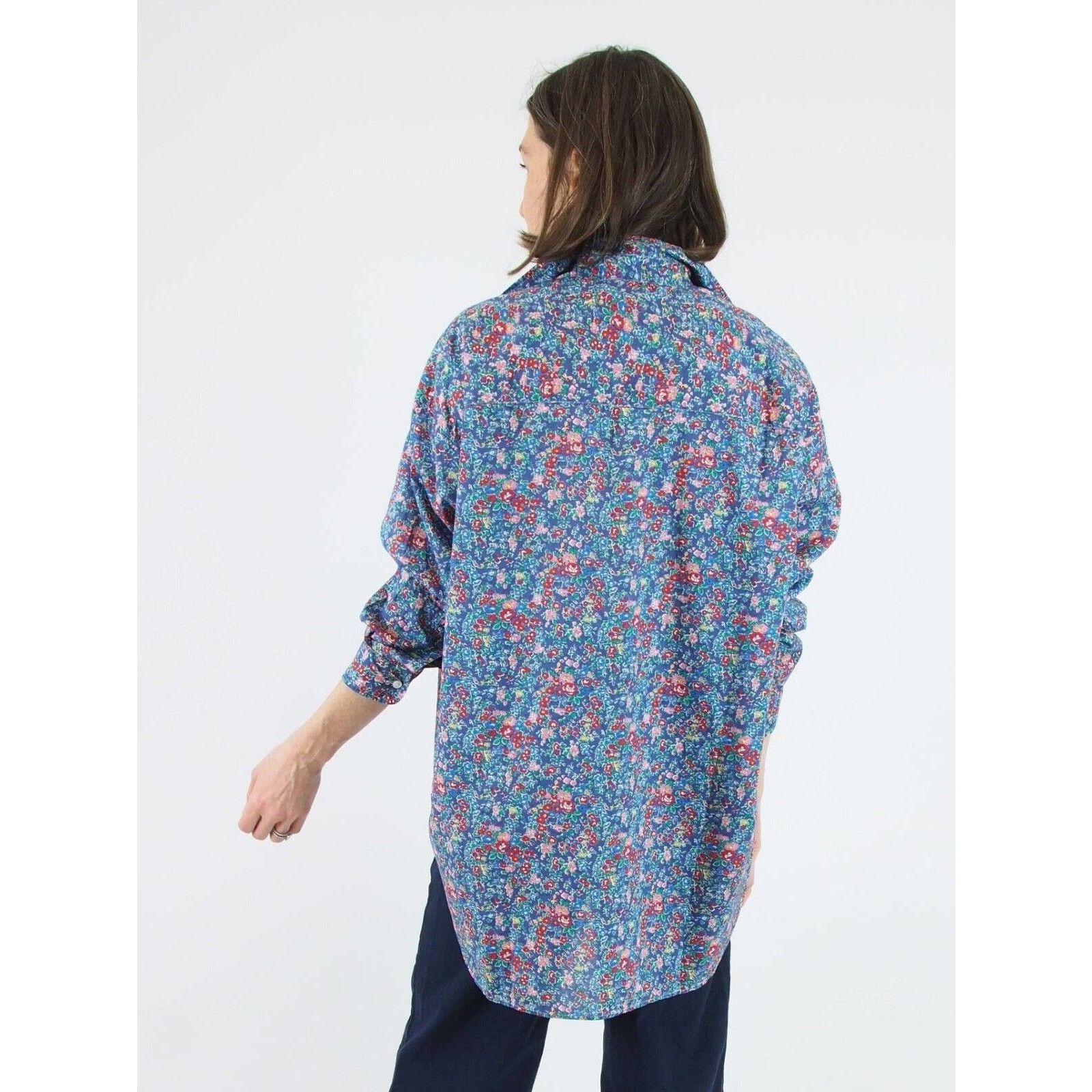 Frank & Eileen Frank & Eileen Silvio Untuckable Woven In Italy Shirt Floral Size S / US 4 / IT 40 - 3 Thumbnail