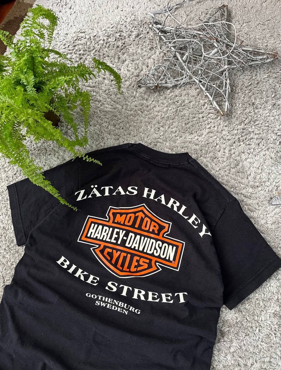 Harley Davidson × Vintage 90s Harley-Davidson T-Shirt Streetwear Vintage Big Logo Rare Size US S / EU 44-46 / 1 - 3 Thumbnail