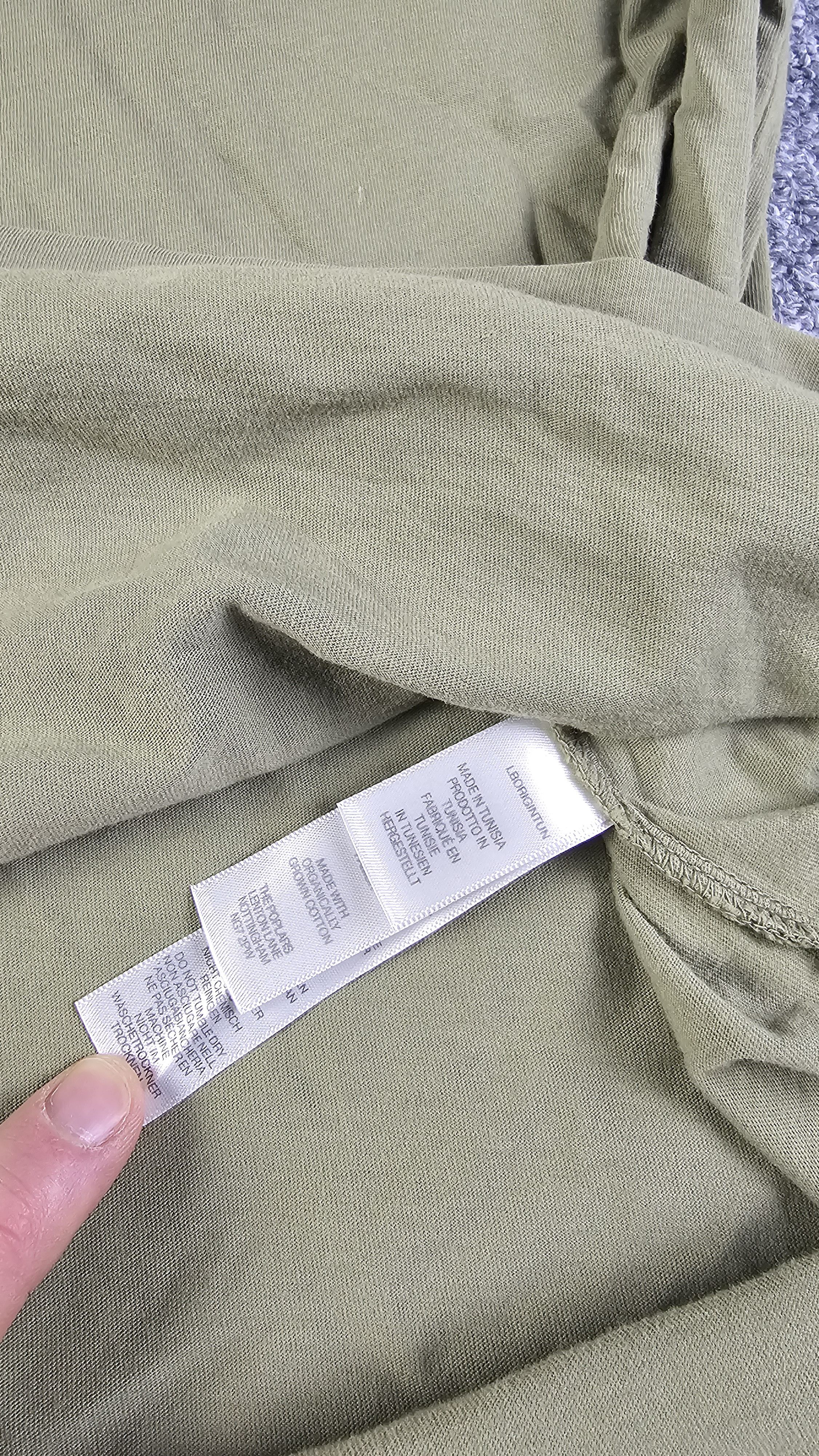 Paul Smith Paul Smith Zebra Logo Organic Cotton Tee Olive Green Men M Size US M / EU 48-50 / 2 - 7 Thumbnail
