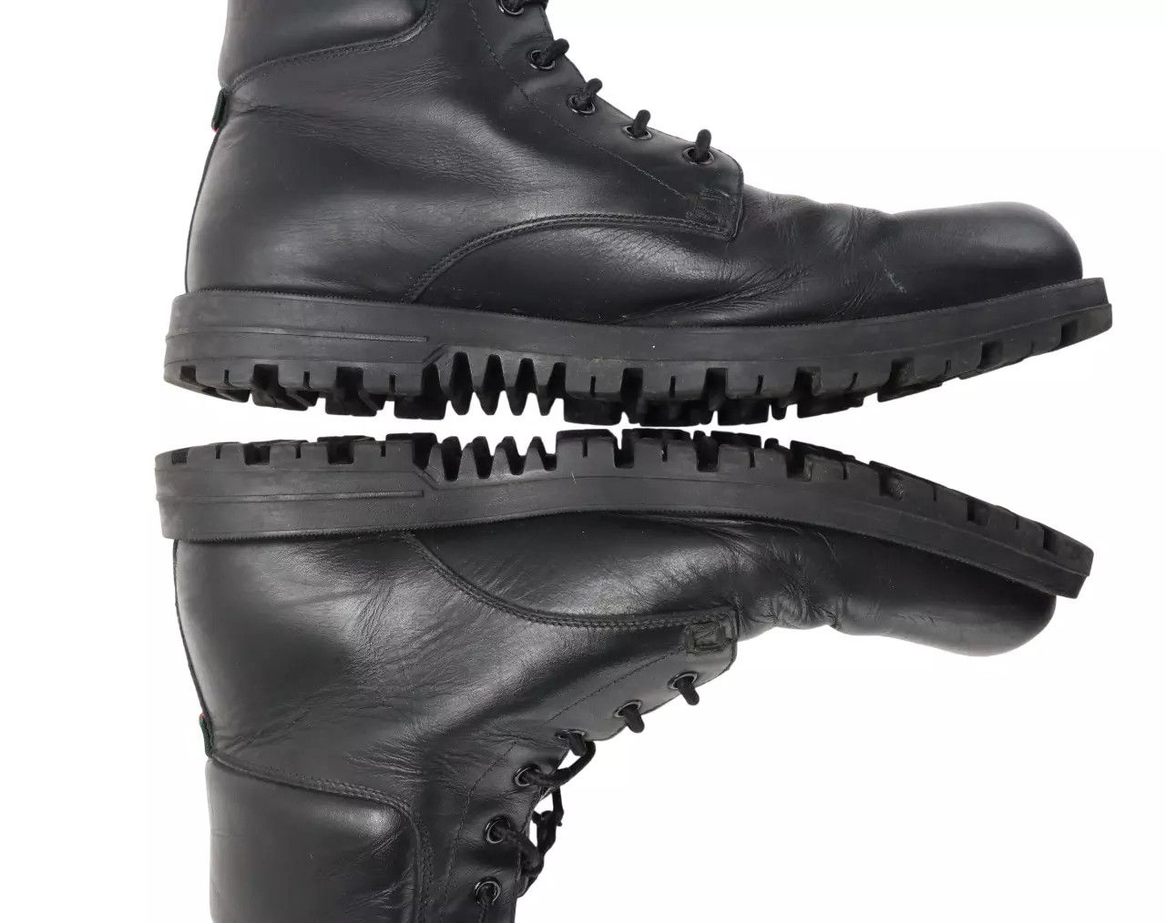 Gucci GUCCI Shoes Men's UK 8.5 Black Leather Ankle Top Boots Size US 9.5 / EU 42-43 - 9 Thumbnail