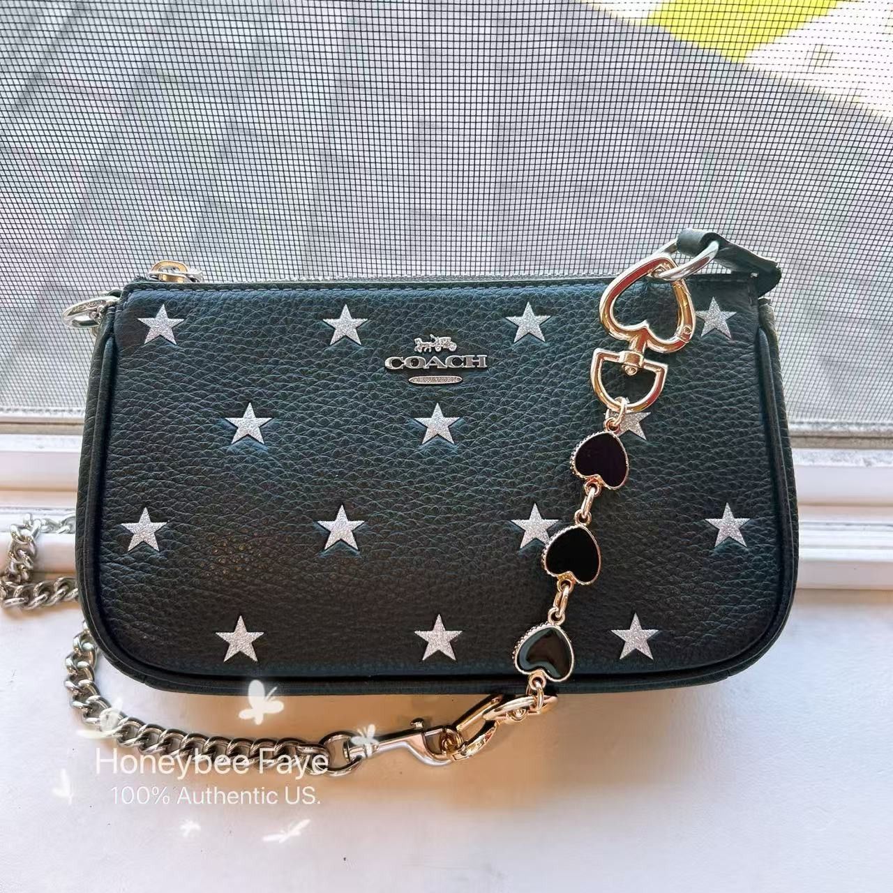 Coach Nolita 19 With Star Print CW409 plus extended chain Size ONE SIZE - 1 Thumbnail