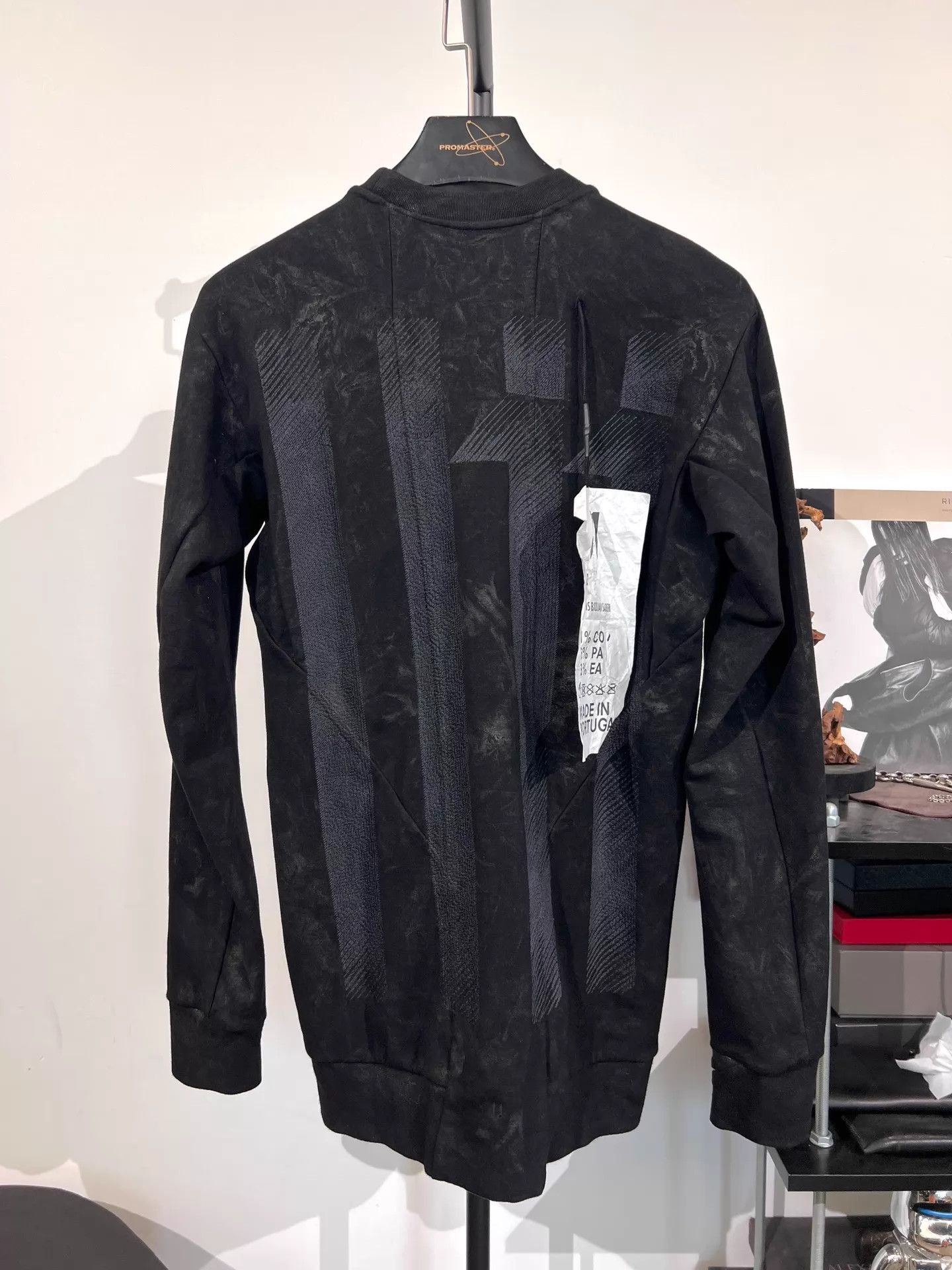 Boris Bidjan Saberi BBS 11by bbs CR1 Washed Embroidered Dyed Sweatshirt S Size US S / EU 44-46 / 1 - 1 Thumbnail