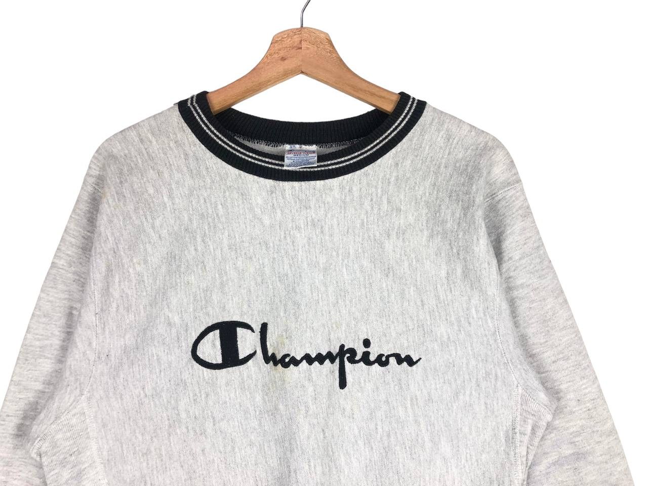 Champion × Vintage VINTAGE CHAMPION REVERSE WEAVE SPELLOUT SWEATSHIRT Size US M / EU 48-50 / 2 - 2 Thumbnail