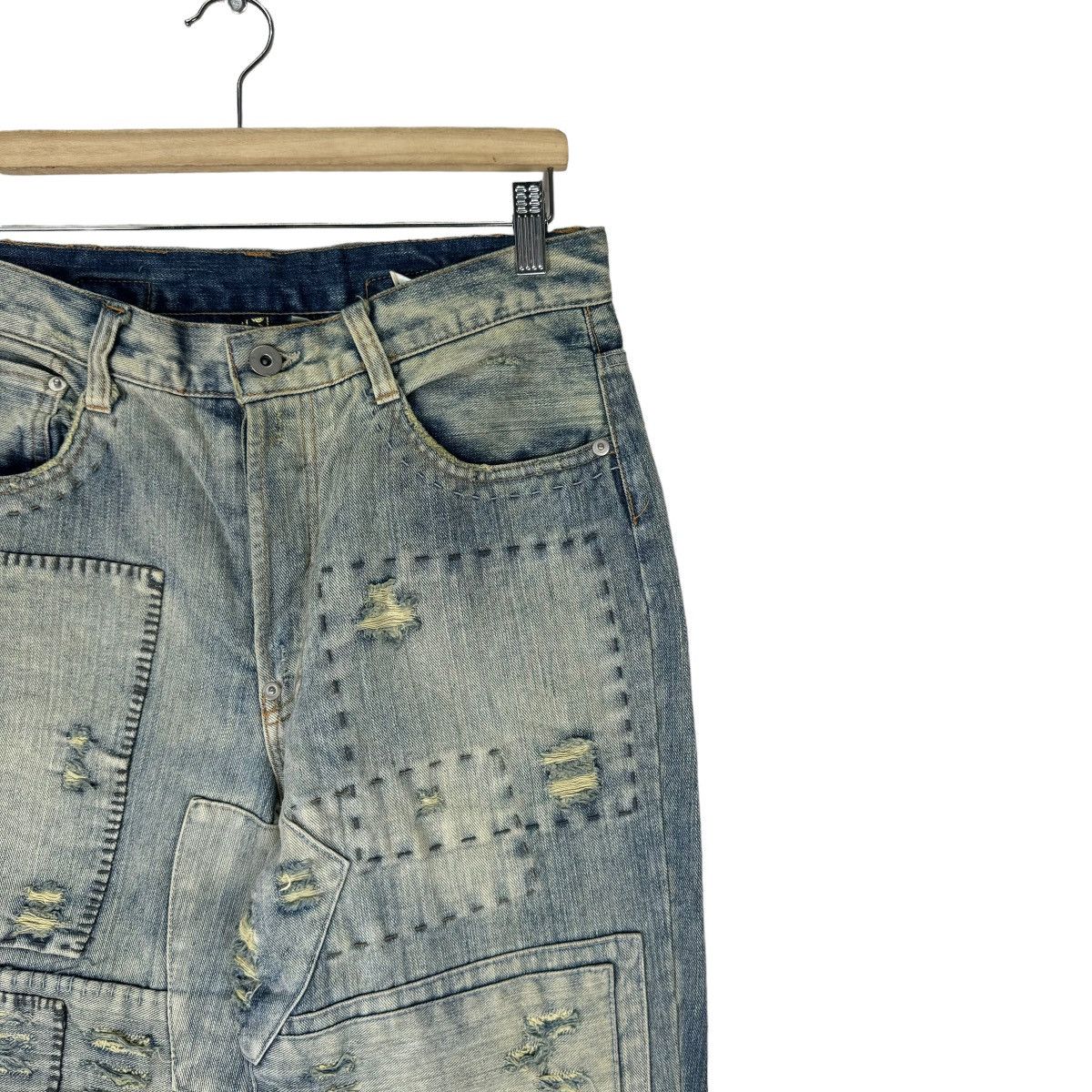 ❄️TTU JAPAN PATCHWORK BORO DENIM DISTRESSED LIKE KAPITAL