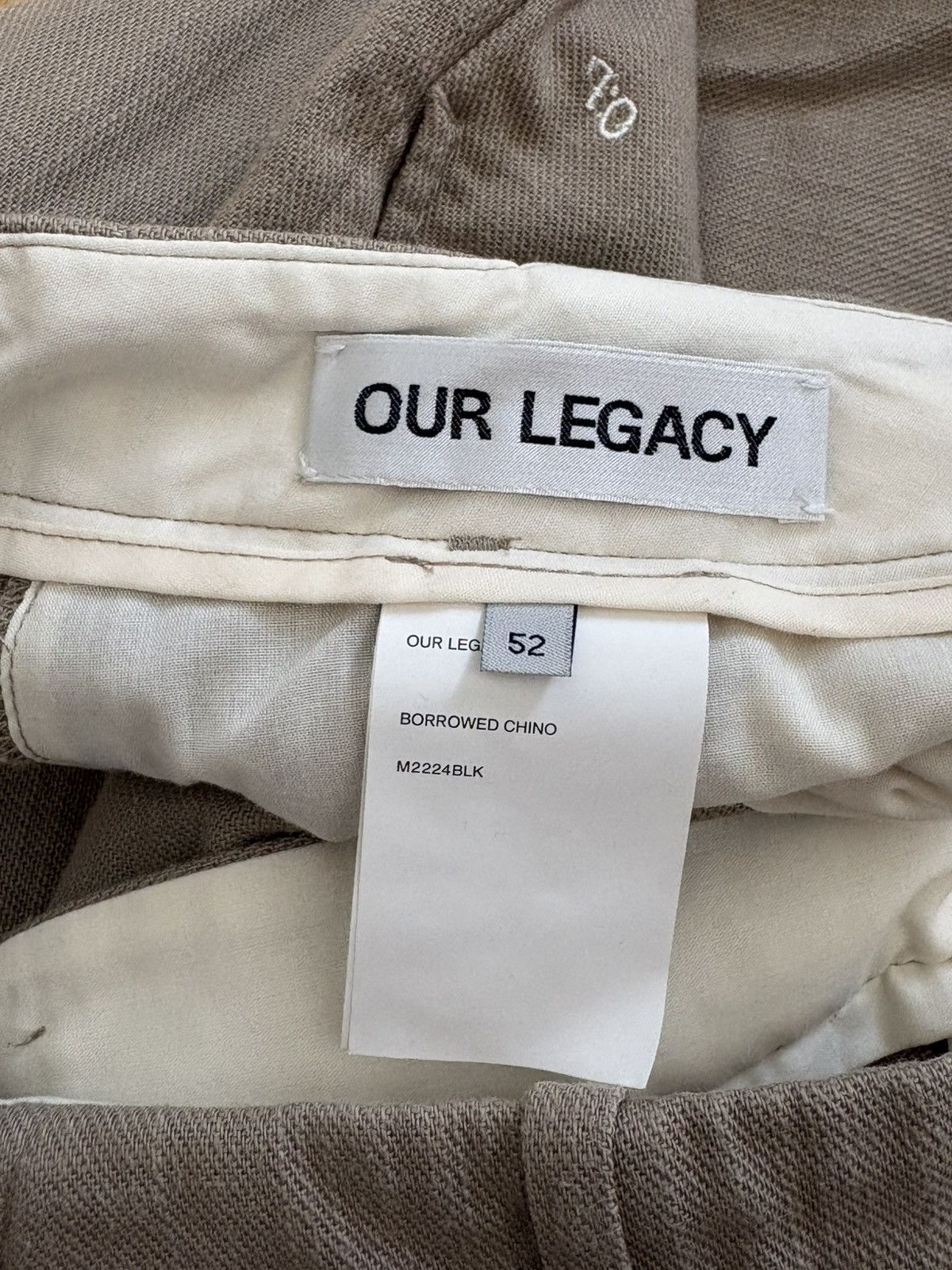 Our Legacy Our Legacy Borrowed Chino True Twill Size US 34 / EU 50 - 4 Thumbnail