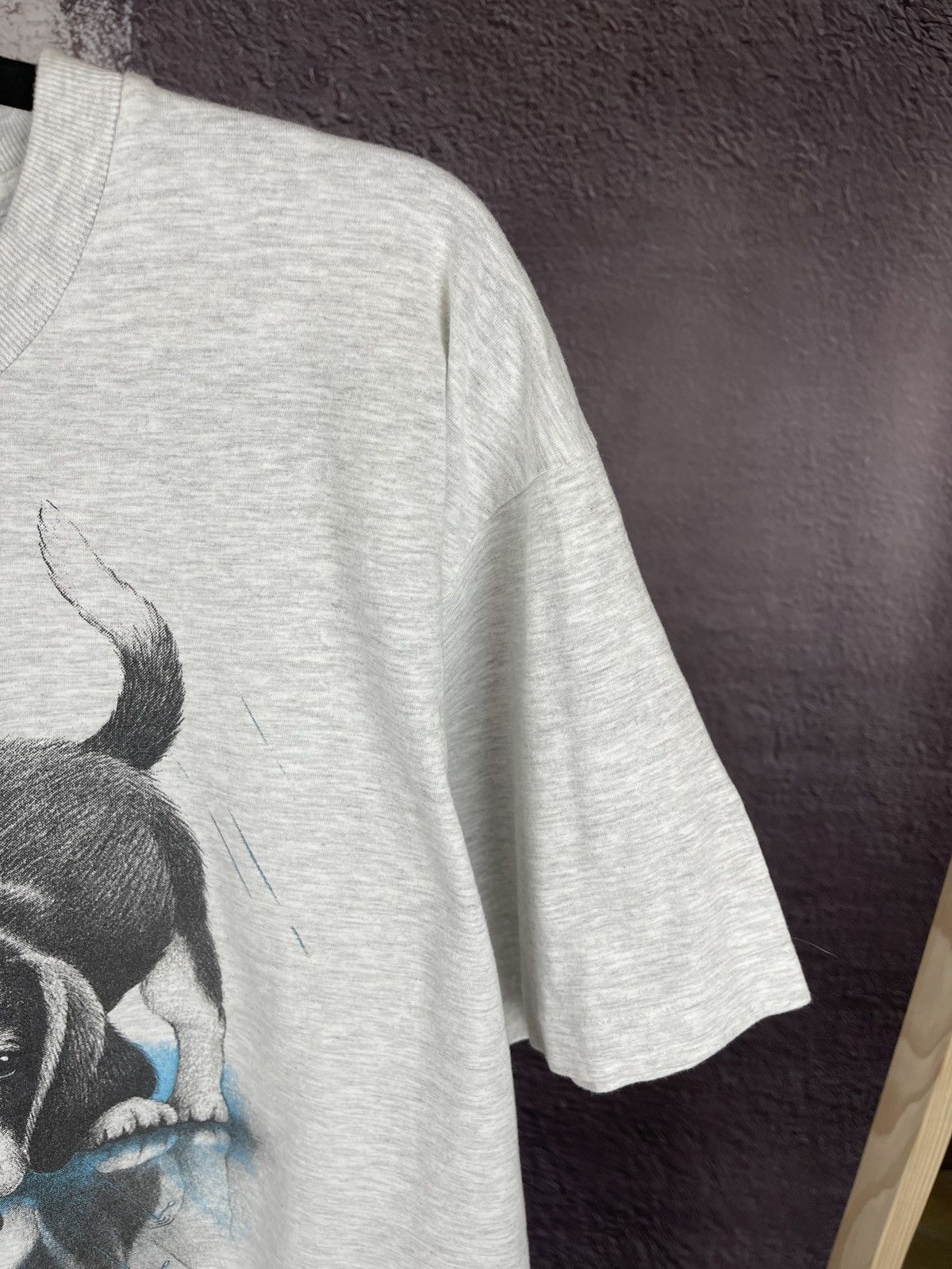 Other Bob Harrison vintage 90s grey big Dog logo Wildside tee Size US L / EU 52-54 / 3 - 8 Thumbnail