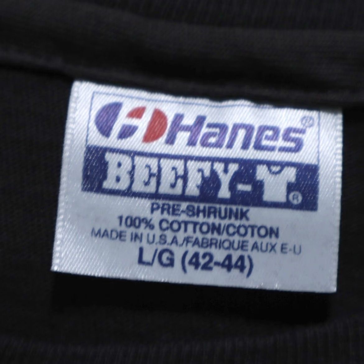Hanes VTG Hanes Key West Lighthouse Single Stitch Solid T-Shirt Black Men's L Size US L / EU 52-54 / 3 - 5 Thumbnail