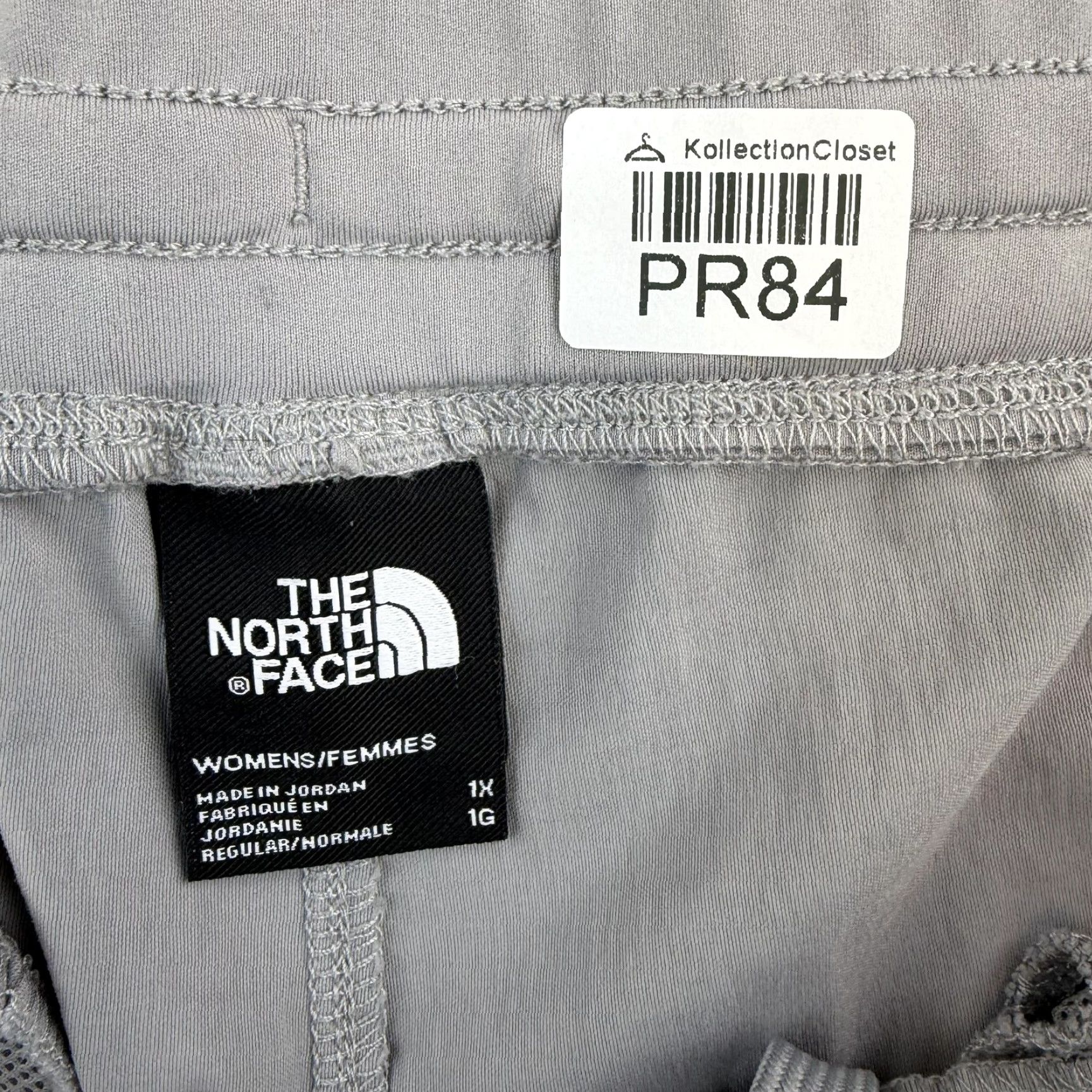 The North Face The North Face Pants Womens 1X Gray Jogger Elastic Pocket Zip Pocket Plus Slim Tapered Leg Activewear Hiking Travel 26.5 Inseam Womens Size 40" / US 18 - 6 Thumbnail