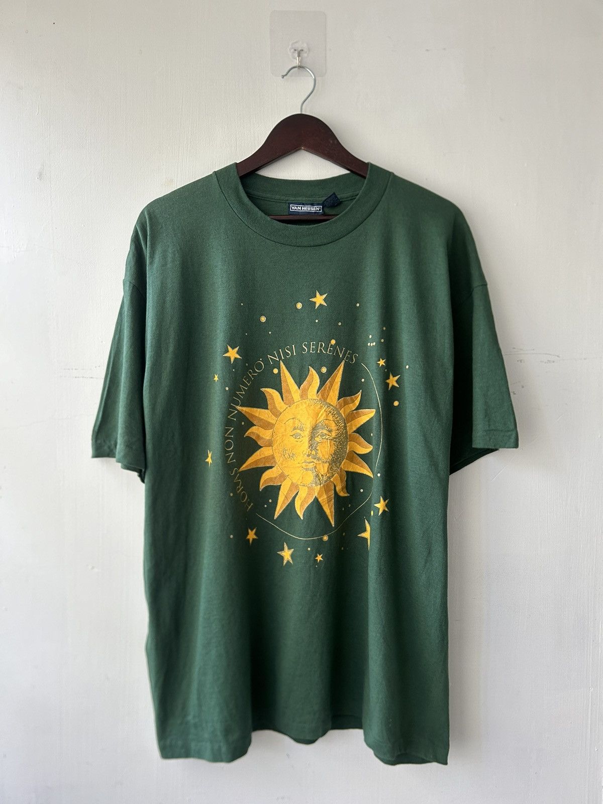 Van Heusen Vintage 1990s Van Heusen ‘Sun’ Art Tee Size US L / EU 52-54 / 3 - 1 Thumbnail