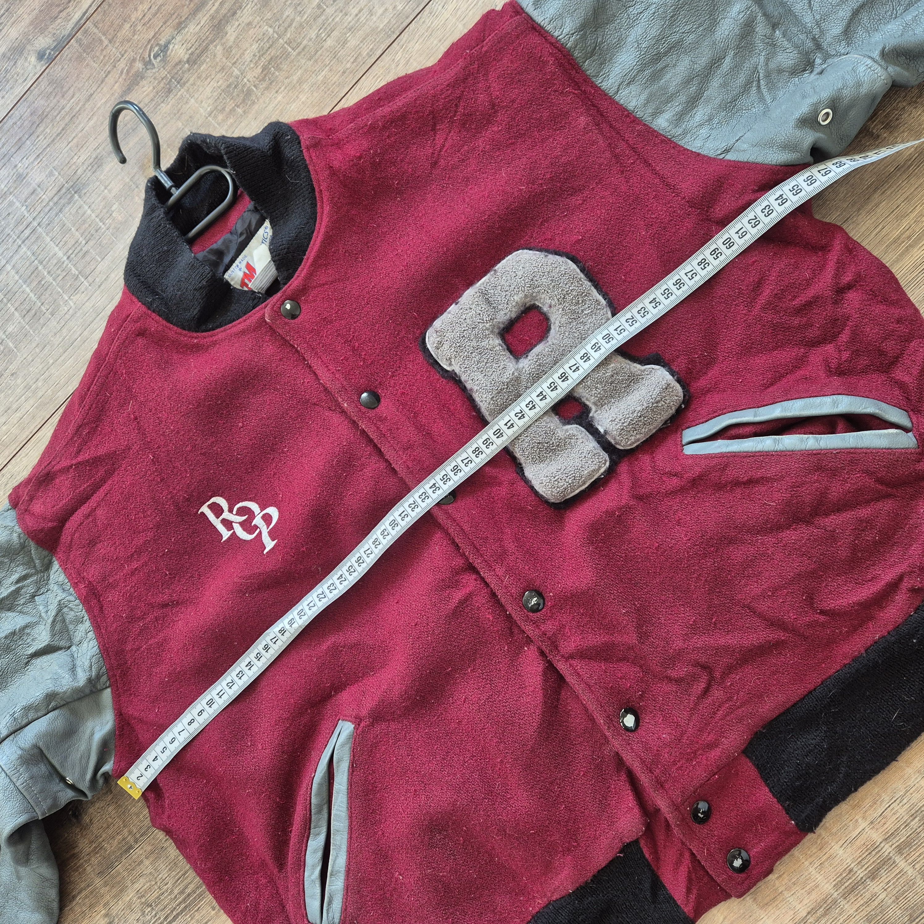 Vintage Letterman rop athletisc vintage jacket wool leather Size XL / US 12-14 / IT 48-50 - 7 Thumbnail