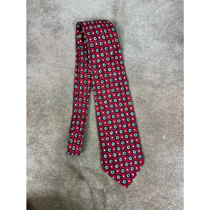 Ermenegildo Zegna Ermenegildo Zegna Daisies Preppy Silk Tie Floral Made in Ita Size ONE SIZE - 3 Thumbnail
