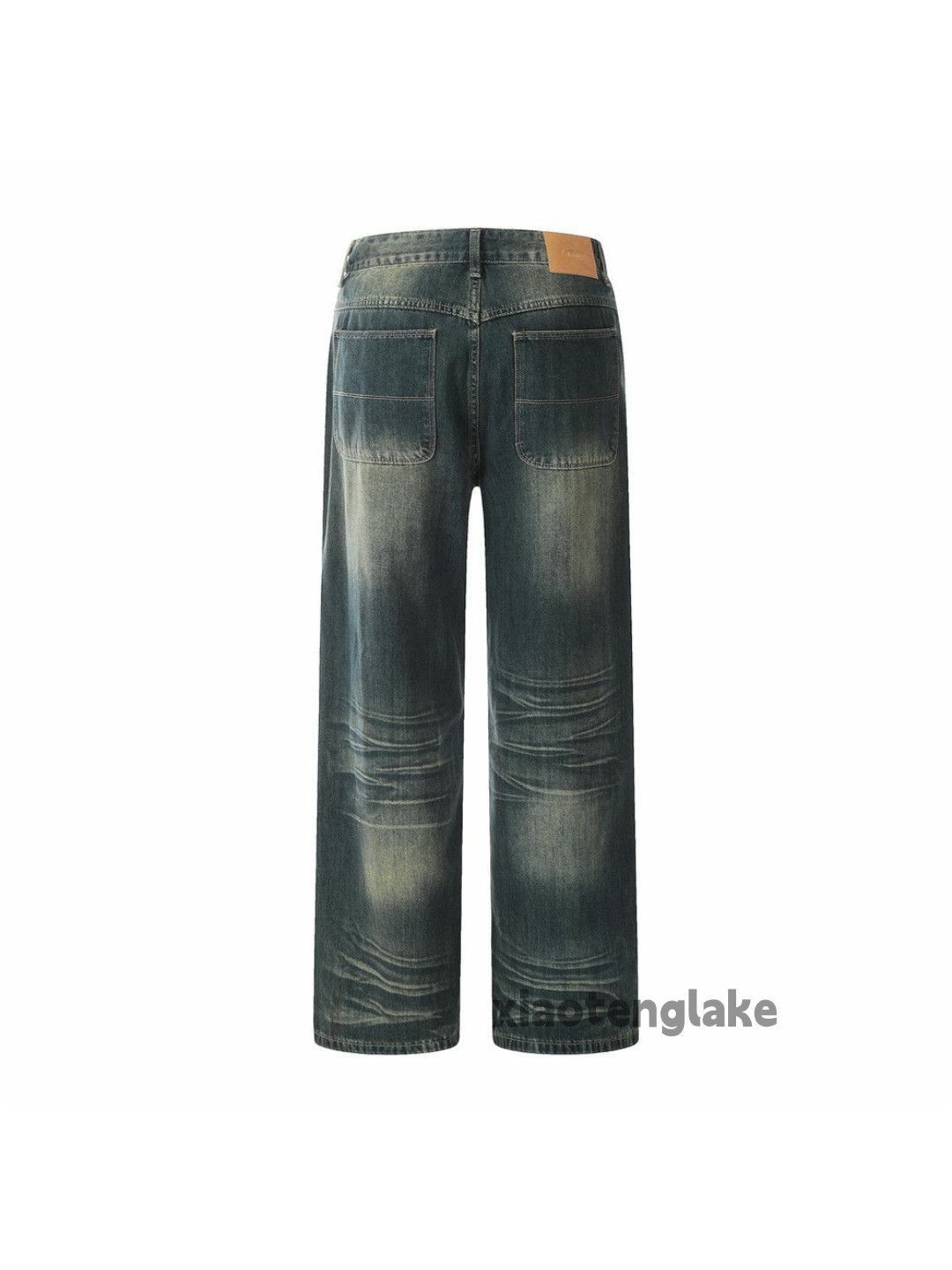 Jean × Vintage washed faded punk grunge bootcut flared jeans Size US 32 / EU 48 - 3 Thumbnail