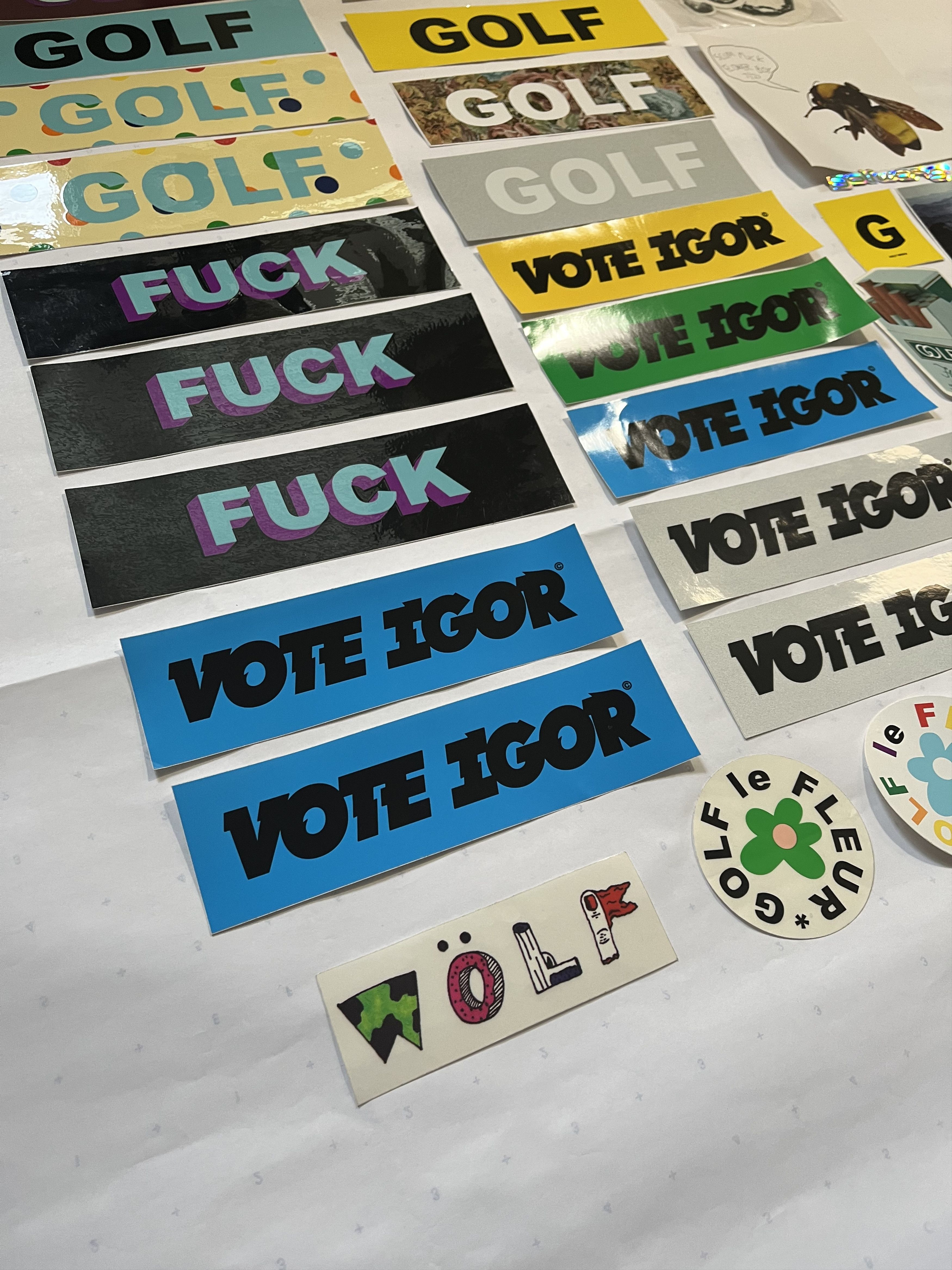 Golf Wang Golf Wang Sticker Pack Bundle Lot Size ONE SIZE - 3 Thumbnail
