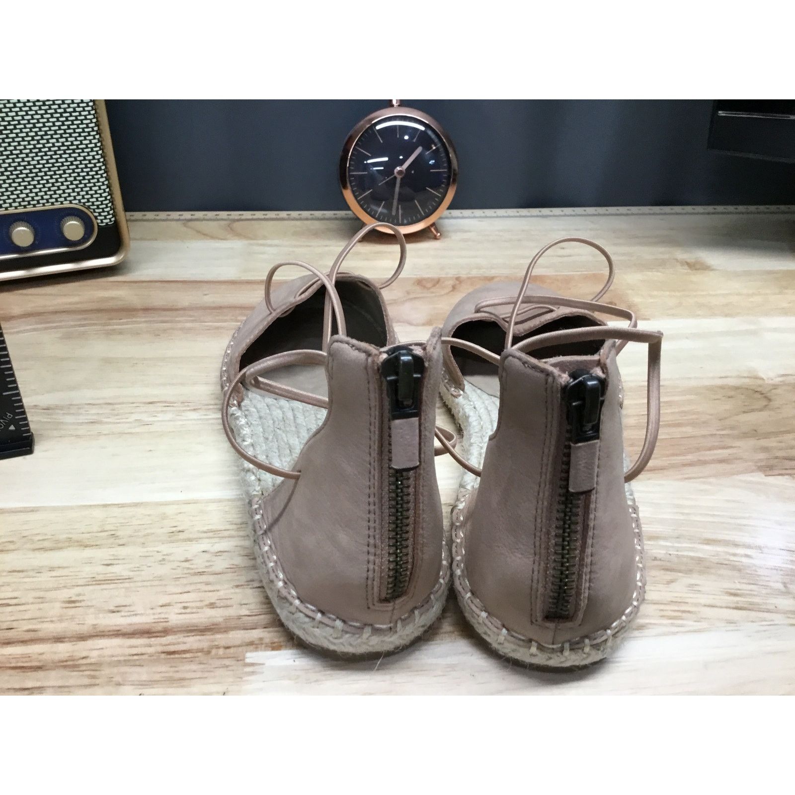 Eileen Fisher Eileen Fisher D'Orsay Lee Pink Espadrille Sandals Women's Size US 7 / IT 37 - 3 Thumbnail